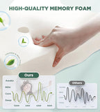 Adjustable Height Cervical Neck Pillow for Pain Relief, Hollow Contour Pillow with Cooling Breathable Pillowcase, Odorless Memory Foam Pillows, Orthopedic Bed Pillow Support Shoulder Side Back Stomach