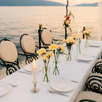 20 Pack 5.9" Tall x 1.8" Diameter Clear Glass Cylinder Vases - Multi-Use Flower Vase, Hurricane & Floating Candle Holders for Wedding Centerpieces, Home Decor, Table Displays