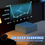 HARBOREST Cooling Cube Pillow - Side Sleeper Pillow for Neck and Shoulder Pain, Memory Foam Pillow Cube Pro with Adjustable Firmness,12"x12"x5", Blue