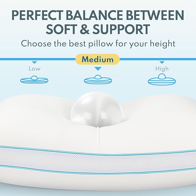 Bed Pillows Queen Size of 2- Premium Luxury Hotel Quality Cooling Bed Pillows for Sleeping,Soft Fluffy & Memory Foam Filling,Support Loft Gusseted Bed Pillows for Side and Back Sleepers