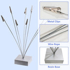 Cube Base 8-Branch Tree Style Memo/Card/Paper/Photo Holder Table Number Holder for Wedding Party