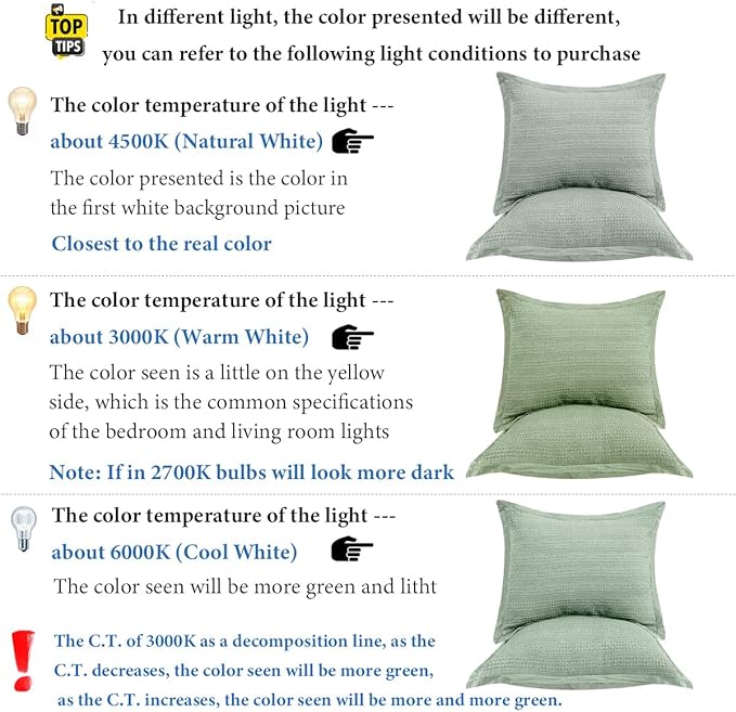 Standard Pillowcase Set of 2 20X26 Pillow Covers Cotton Bed Pillow Shams Soft Decorative Pillow Cases with Envelope Closure, Sage Green