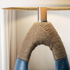 OYEARS 19" Boho Bedside Lamps Set of 2, Suitable for Small Spaces, Blue Table Lamps for Living Room & Coastal Farmhouse End Tables