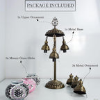 Mozaist Turkish Mosaic Lamp with Bulb – 3 Mosaic Sphere Table Light, Purple Basil