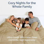 Cal King Sheets Set 6 Piece - Includes 4 Pillowcases - Bed Sheets Cal King Size - Soft Hotel Luxury Bedding - Cooling, Comfy & Breathable - 1 Flat & 1 Fitted & 4 Pillowcases w/ Deep Pockets - Beige