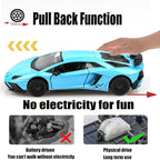 1/36 Scale LP750-4 SV Diecast Car Models,Pull Back Vehicles Toy Cars,Cars Gifts for Boys Girls