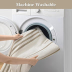 Boho Couch Cover Washable Sectional Couch Covers for Dogs Reversible Sofa Slipcover for 2 or 3 Cushion Couch Pet Friendly Furniture Protector (2# Khaki, 91" x 118")