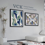 VCK 22x28 Poster Frame Set of 3 - Black,Solid Wood Picture Frames, Textured Exclusive Wall Gallery Frame