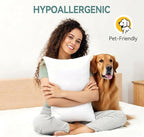 14 x 22 Throw Pillow Inserts (Pack of 2, White), Indoor Decorative Pillows Lightweight Soft Fillers, Bed and Couch Pillows, Rectangular Throw Pillow Inserts, Lumbar Support Pillow Insert