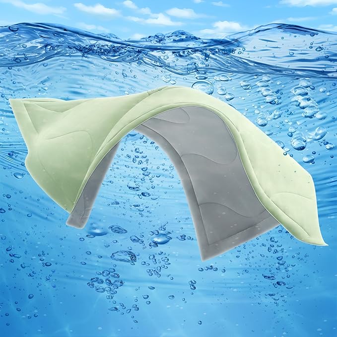 Cooling Comforter King Size, Double-Sided Cooling Blanket for Hot Sleepers & Night Sweats, Arc-Chill Q-Max > 0.4 Breathable Ice Blanket, Lightweight Cold Comforter (108''x90'', Light Green)