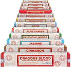 Stamford Masala Premium Mix Assorted Incense Sticks 15gram x 12 Pack | for Meditation, Aromatherapy, Healing, Yoga, Positivity and Relaxation |