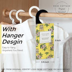 ROSE COTTAGE Large 12 Packs Apricot Blossom Hanging Closet Air Freshener Scented Sachets Long Lasting Smell Goods