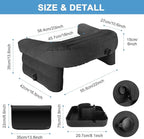 cjc Reading Pillow for Gaming, Memory Foam Gaming Pillow for Lap with Coaster, Hight Adjustable Lap Desk Pillow for Reading, Working, Crocheting or Sitting in Bed Floor Sofa (Black+Cup Tray)