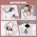 HOMBYS Side Sleeper Pillow with Arm Hole, Shredded Foam Shoulder Pillow for Neck & Shoulder Pain Relief, Multi-Angle Armholes for Different Sleeping Positions, Ergonomic Arm Holes Positioner