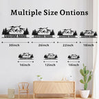 Personalized Mountain Metal Sign, Metal Mountain Wall Art Decor, Custom Family Name Sign, Custom Sign Outdoor Metal, Forest Home Decor Sign, Nature Wall Art, Cabin Decor, Housewarming Gifts