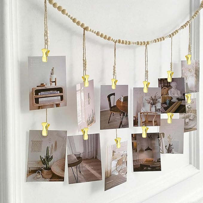 35 Pack Mini Metal Alligator Clips for Crafts Non-Slip Silicone-Coated Retro DIY Badge Small Clips (Glossy Gold)