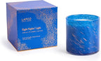 LAFCO New York 2025 Holiday Signature Candle, Eight Nights’ Light - 15.5 oz - 90-Hour Burn Time - Reusable, Hand Blown Glass Vessel - Made in The USA