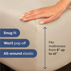 King Sheets Set 6 Piece - Includes 4 Pillowcases - Bed Sheets King Size - Soft Hotel Luxury Bedding - Cooling, Comfy, Fade Free & Breathable - 1 Flat & 1 Fitted & 4 Pillowcases w/ Deep Pockets - Wheat