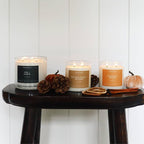 Calyan Wax Co. 3 Wick Candle, Fir + Clove Scented Candle, 43 Hour Burn Time, 3 Wick Soy Candles, Non Toxic & Vegan Soy Wax, Glass Jar Holiday Scented Candles, 14.9oz