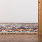 Keen Home Design 9x12 Rug - Machine Washable Area Rug with Non-Slip Backing, Ideal for Living Room, Dining Room, Bedroom - Vintage, Easy Clean, Durable, Low Pile Rug - (9' x 12')