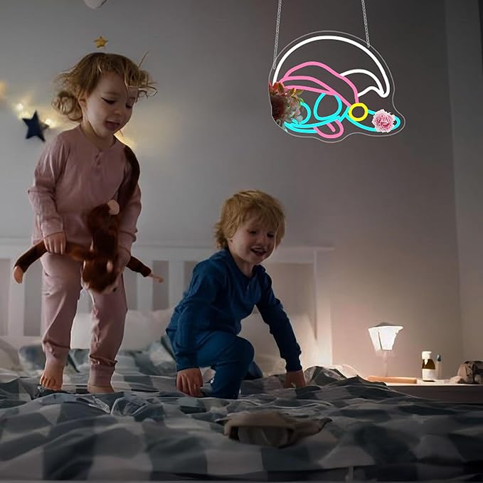 Neon Sign, Neon Signs for Wall Decor Cute LED Signs for Man Cave Game Room Kids Home Decor Bar Beer Sign - USB Powered