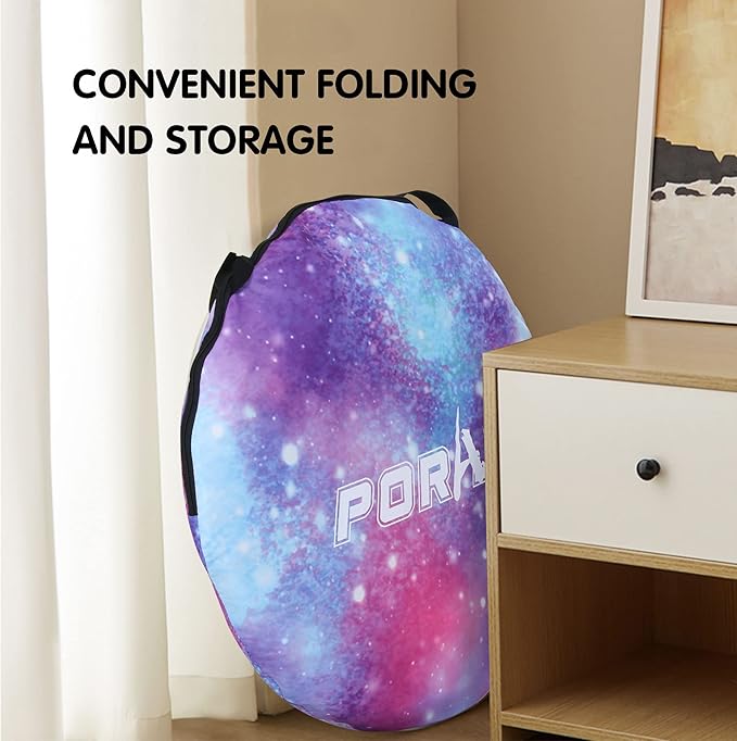 Porayhut Portable Baby Crib Net Safety Mesh Tent,Pop up Infant Mosquito Net, See Through Canopy Netting Cover for Baby&Toddler to Keep Baby from Climbing Out.