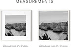 HAUS AND HUES Square Picture Frames - Set of 15, Wooden 16x16 Frames with Mat, White Oak Finish
