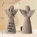 Cardinal Gifts for Women -6 inch Memorial Gift, Cardinal Decor,Sympathy Gifts for Loss of Loved One,Grief Gifts for Women, Resin Home Decor Sculpted Hand-Painted Angel Figurine