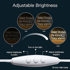 WLHOPE Read Books Be Kind Stay Weird Neon Sign Neon Signs for Wall Decor Lovers Gifts Bedroom Bookstore Reading Room Library Study Room Decoration Dimmable Read Books Neon Lights LED Sign