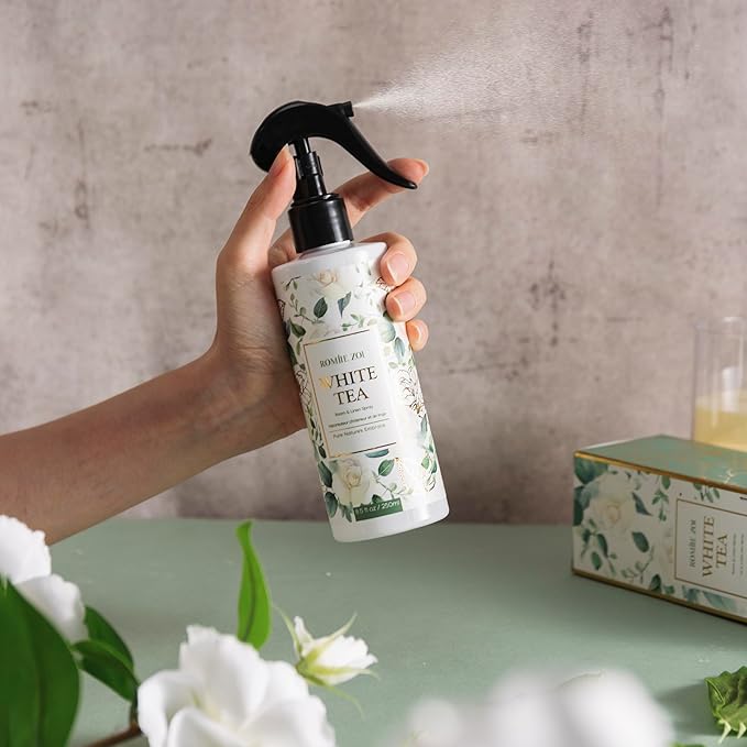 ROMIIE ZOI Room Spray Air Freshener Scented White Tea with Natural Plant Extract Room Fabric Spray for Home Fragrance linen Spray air Freshener - 8.5 FL OZ