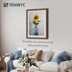 20x30 Poster Frame 3 Pack - Brown Woodgrain, Wood Picture Frame, Wall Gallery Frame - Wall Hanging