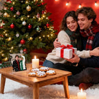 6 Pack Acrylic Picture Frame 4x4 inch, Magnetic Photo Frames, Clear Slanted Back Acrylic Frameless Transparent Frame for Desktop Display, Standing Photo Display Holder Gift for Home, Office