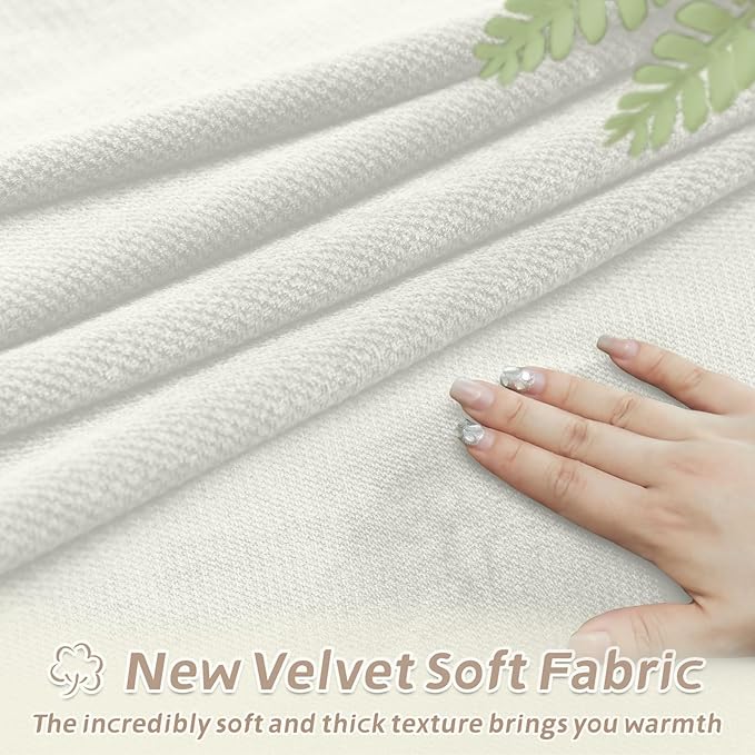 Arfntevss Sectional Recliner Couch Covers Velvet Corner Sectional Sofa Cover for Reclining Couch Stretch Soft L Shape Recliner Slipcover Washable Additional Seat Protector (1 Seat Cover, Cream)