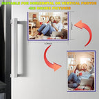 Purple Magnetic Picture Frame 4X6 for Refrigerator 10 Pack,Photo Magnets Sleeves