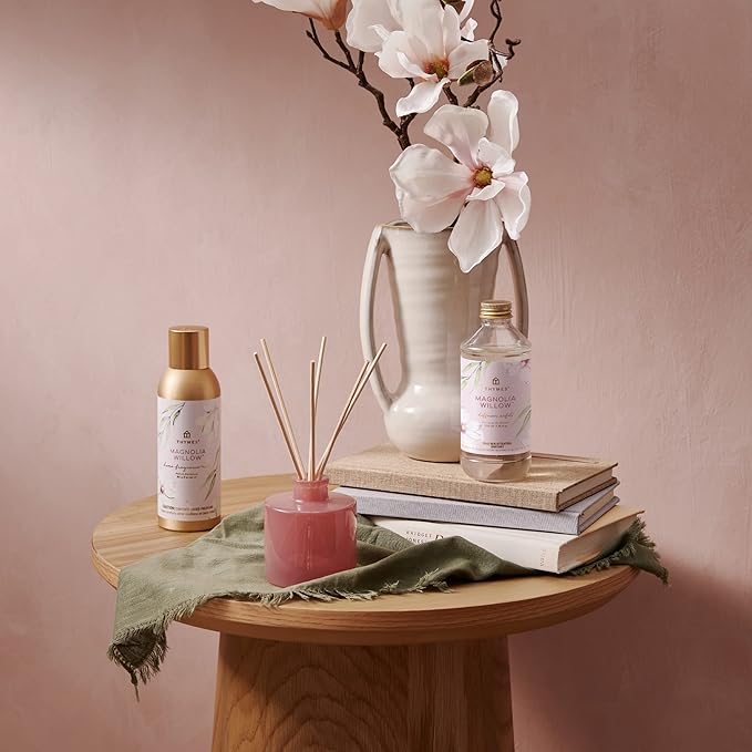 Thymes Petite Reed Diffuser - Magnolia Willow - 4.0 Fl Oz