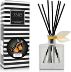 LOVSPA Reed Diffuser Set, Mandarin & Ginger Scented Oil Diffuser with Sticks, Home Fragrance Accessories for Bathroom Shelf Decor, Aroma Diffusers for Home or Office Desk, USA Made