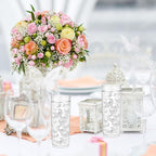 200PCS White Faux Pearls Beads for Centerpiece Vases, Vase Filler Faux Pearls, No Holes Filler Beads for Party Anniversary Birthday Wedding Table Decor, 10/14/20/30mm