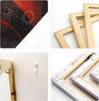 LevvArts New York Canvas Wall Art Black and White City Skyline Picture Panoramic Photo Canvas Print Modern Home Office Living Room Wall Decoration Ready to Hang 20"x55"