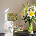 AITEE 4x6 Acrylic Picture Frames 3 Pack: 20% Thicker Block, Clear Picture Frames Freestanding Double Sided Magnetic Acrylic Lucite Frameless Transparent Square Photo Frame Gift for Wall and Desktop Display