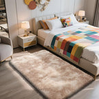 Shag Area Rug for Bedroom 3x5,Fluffy Area Rugs for Living Room,Soft Fuzzy Rug Non-Shedding Indoor Plush Carpet for Kids Bedroom Nursery Dorm Home Decor,Tie-Dyed Beige