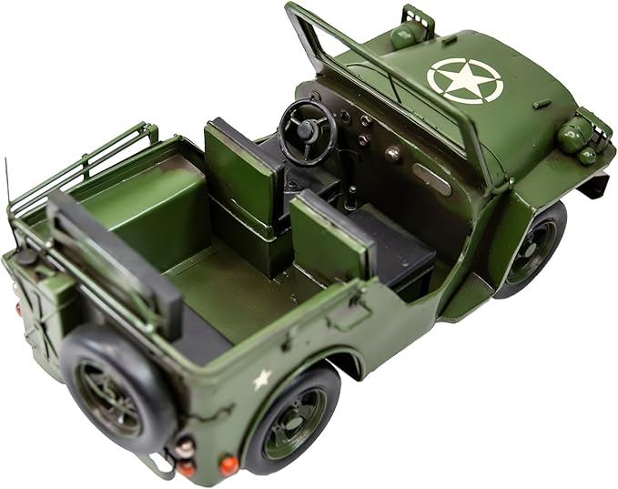 YCHTEWY-Iron Classic Car Model Collectible Vehicle Decoration, Metal Truck Christmas Decor ，Unique Blend of Vintage, Rustic, Farmhouse Truck Decor for Table Top Decor. (B)