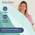 Queen Size 4 Piece Sheet Set - Comfy Breathable & Cooling Bed Sheets Set - Hotel Luxury Bedding for Women, Men, Kids, Teens, Boys & Girls - Deep Pockets, Ultra-Soft, Wrinkle Free - Oeko-Tex - Spa Blue