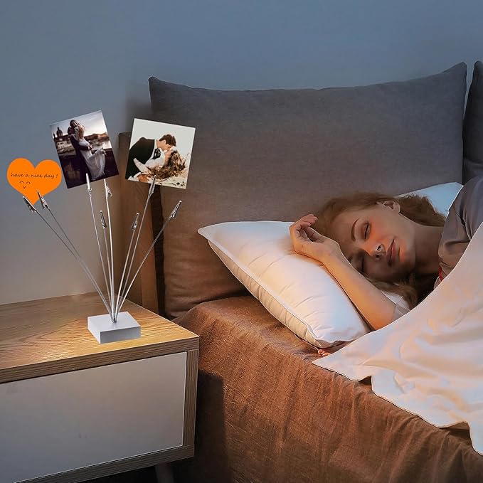 Cube Base 8-Branch Tree Style Memo/Card/Paper/Photo Holder Table Number Holder for Wedding Party