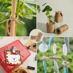 100Pcs Black Clothespins with String, 1.4Inch Wooden Clothes Pins with 328Ft Jute Twine, Mini Photo Display Clips, Black Clips for Hanging Photo, DIY Crafts,Wall Art, Baby Shower