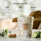 M&SENSE Sugared Lemon Zest Scented Candles for Home, 3-Wick Highly Scented Jar Candles, Extra Large Candle 35 Oz 150 Hours Long Lasting Burning, Relaxing Aromatherapy Candle for Stress Relief