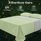 Cooling Comforter Twin Size, Double-Sided Cooling Blanket for Hot Sleepers & Night Sweats, Arc-Chill Q-Max > 0.4 Breathable Ice Blanket, Lightweight Cold Comforter (68''x90'', Light Green)