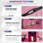 Bed Tent,Portable Privacy Sleeping Bed Canopy,Blackout 90% Drapes for Kids and Adult,Indoor Space Tent with Breathable Large Mesh Windows