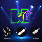 Neon Sign, Neon Signs for Wall Decor LED Light Up Signs Home Decor for Gaming Room Bedroom Club Party Bar Shop USB Operated