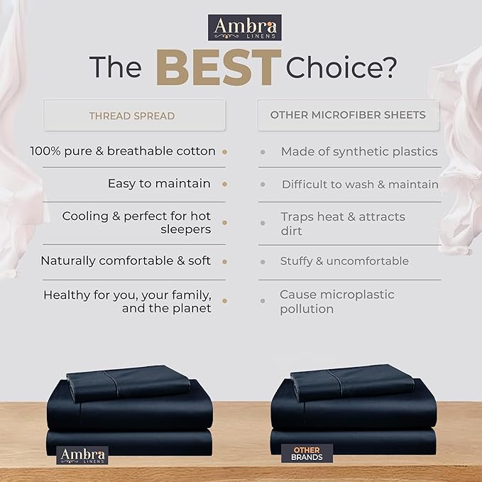 Tencel Sheets 3 Piece for Twin Size Bed - 100% Eucalyptus Lyocell Twin Sheets Set - Soft, Cooling & Breathable for Hot Sleepers - 16” Deep Pockets Hotel Quality Bedding Set - Black