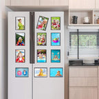 HIIMIEI 20 Pack 4x6 Magnetic Picture Frame for Refrigerator No Scratched, Fridge Magnetic Photo Pockets Hold to Metal Surface